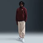 Nike Sportswear Club Fleece Big Kids' Pullover Hoodie (Extended Size)