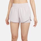 Nike Dri-FIT One Women's Mid-rise 8cm (approx.) 2-in-1 Shorts
