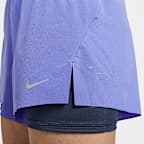 나이키 스위프트 여성 드라이 핏 미드라이즈 투인원 러닝 쇼츠