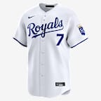 Bobby Witt Jr. Kansas City Royals Men's Nike Dri-FIT ADV MLB Limited Jersey - White