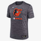Baltimore Orioles Authentic Collection Velocity Men's Nike Dri-FIT MLB T-Shirt - Black