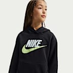 Sudadera con gorro para niños talla grande Nike Sportswear Club Fleece