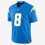 Omarion Hampton Los Angeles Chargers Men's Nike Dri-FIT NFL Limited Jersey - Powder Blue