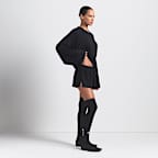 Playera oversized de manga larga con cuello en V para mujer NikeSKIMS Airy