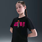 Playera para niños talla grande Just Do It: Nike Básquetbol