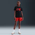 Just Do It: Nike Football Big Kids' T-Shirt - Black