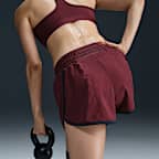 กางเกงขาสั้นมีซับในผู้หญิง Dri-FIT Nike One