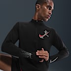 Nike Stride Men's Dri-FIT UV 1/2-Zip Running Top