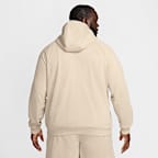 Nike Primary Fleece Sudadera con gorro sin cierre de alto rendimiento Dri-FIT con protección UV para hombre