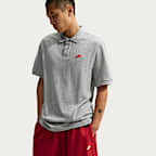 Dark Grey Heather/University Red