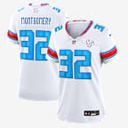 David Montgomery Houston Texas Rivalries Collection Sideline Velocity Women's Nike Dri-FIT NFL Jersey - White