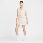 Nike Sportswear Phoenix Fleece Women's Loose V-Neck Sleeveless Cropped Top