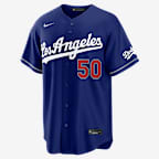 Jersey Nike Stadium de la MLB para hombre Shohei Ohtani Los Angeles Dodgers - Royal intenso