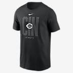 Cincinnati Reds Fashion Local Men's Nike MLB T-Shirt - Black