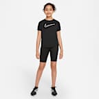 Nike One Older Kids' (Girls') Dri-FIT Short-Sleeve Training Top