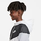 Nike Sportswear Windrunner Big Kids' (Boys') Loose Hip-Length Hooded Jacket
