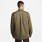 เสื้อสเก็ตบอร์ดติดกระดุมแขนยาวแบบทอ Nike SB