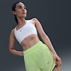 กางเกงวิ่งขาสั้นเอวปานกลางมีซับในผู้หญิง Dri-FIT Nike Tempo