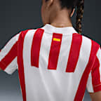 Atlético Madrid 2025/26 Stadium Home Women's Nike Dri-FIT Football Replica Shirt