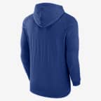 Sudadera con gorro sin cierre Nike Dri-FIT de la MLB para hombre Chicago Cubs Authentic Collection