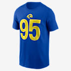 Myles Garrett Los Angeles Rams Men's Nike NFL T-Shirt - Royal