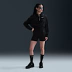 ナイキ スポーツウェア ウィメンズ ベロア クロップド 1/4ジップ トップ