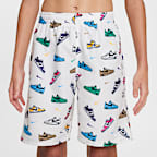 Shorts de playa o alberca con forro de ropa interior de 18 cm para niño talla grande Nike Swim Breaker