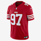 Nick Bosa San Francisco 49ers Men's Nike Dri-FIT NFL Limited Jersey - Gym Red