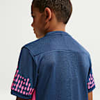 Kylian Mbappé Academy Older Kids' Dri-FIT Short-Sleeve Football Top