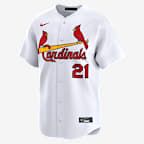 Lars Nootbaar St. Louis Cardinals Men's Nike Dri-FIT ADV MLB Limited Jersey - White