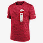 Kansas City Chiefs Sideline Velocity Men's Nike Dri-FIT NFL T-Shirt - Red