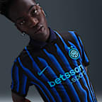Inter Milan 2025/26 Stadium Home Men's Nike Dri-FIT Soccer Replica Jersey