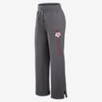 Pants universitarios Nike para mujer Morehouse Phoenix Fleece - Gris