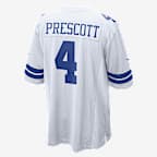 NFL Dallas Cowboys (Dak Prescott) Men's Game Football Jersey