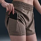 Nike Dri-FIT One Women's Mid-rise 8cm (approx.) 2-in-1 Shorts