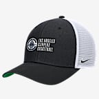 LA Clippers 2024/25 Rise Icon Edition Nike NBA Trucker Cap - Black