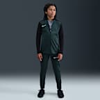Nike Academy Dri-FIT-fodboldtracksuit til større børn