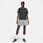 Haut à manches courtes Nike Rise 365 Wild Run pour Homme