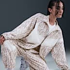 나이키 스포츠웨어 여성 우븐 프린트 재킷