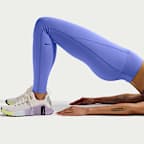 Damskie legginsy o pełnej długości z wysokim stanem bez przedniego szwu Nike Universa