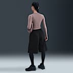 Nike Sportswear Women's Mid-Rise Loose Knee-Length Shorts