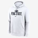 Penn State Nittany Lions Primetime Club Campus Men's Nike College Pullover Hoodie - White