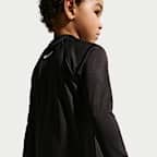 Playera de manga larga para niños talla pequeña Nike Swim Hydroguard