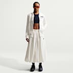 Sudadera con gorro de fútbol de cierre completo Nike para mujer USMNT Club Fleece