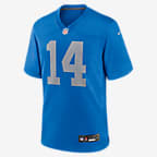 Amon-Ra St. Brown Detroit Lions Men's Nike NFL Game Football Jersey - Blue