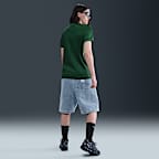 Camisola de futebol de manga curta Replica Nike Dri-FIT do equipamento principal Stadium VfL Wolfsburg 2025/2026 para mulher