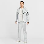 กางเกงขายาวผ้าฟลีซทรงเปิดชายแบบคัลเลอร์บล็อคผู้ชาย Nike Tech