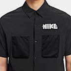 ナイキ メンズ Dri-FIT UV ボタンアップ ショートスリーブ ランニングトップ