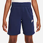 Shorts de French Terry para niños talla grande Nike Sportswear Club Fleece