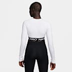 Nike Pro 365 Women's Dri-FIT Cropped Long-Sleeve Top